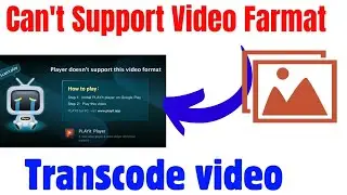 player doesn't support this video format gallery | how to transcode video
