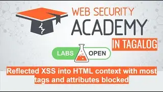 Reflected XSS into HTML context with most tags and attributes blocked | Portswigger Academy