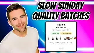 INSTACART ON A SLOW SUNDAY || ($56.25 PER HOUR)
