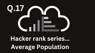 Hacker rank series... Average Population#sql #mysql