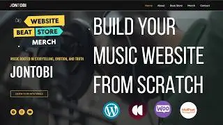 How to Build Your Own Artist Website & Beat Store from Scratch: No Code – Full Tutorial