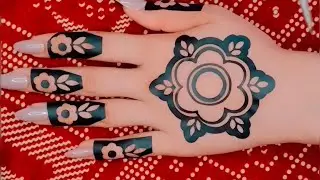 beautiful sticker mehndi design