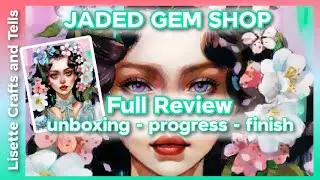 Jaded Gem Shop Full Review - Hanami - How I handle confetti heavy diamond paintings
