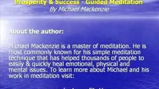 Guided Meditation - Prosperity And Success