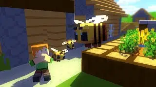 [MINE-IMATOR SPEED ART]  ALEX AND BEE'S - MINECRAFT