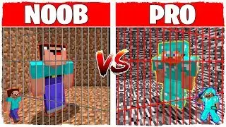 Minecraft NOOB vs PRO: JAIL ESCAPE in Minecraft!