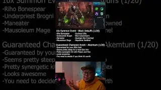 10x Block Debuffs | Guaranteed Champion Event | RAID Shadow Legends