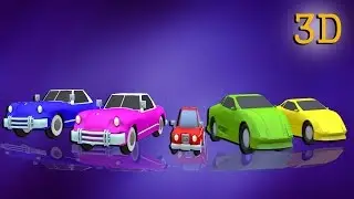 Car 3d Finger Family Nursery Rhymes for Childrens