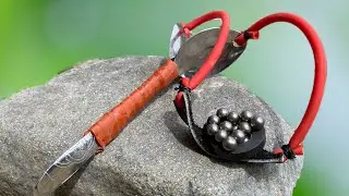 Spoon Slingshot Diy How to make Slingshot? #diy #craft #handmade #amazing