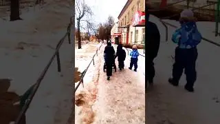 Коломна улица Зелёная дорога для слепых