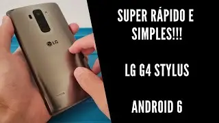 LG G4 Stylus - Como Remover bloqueio de Conta Google | Menos de 5 MINUTOS | Android 6.0 | 2020