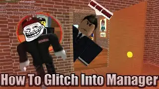 How TO GLITCH In The Manager's Office! Roblox Work At A Pizza Place