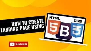 Landing page with HTML, CSS, and Bootstrap | Tutorial | Beginners