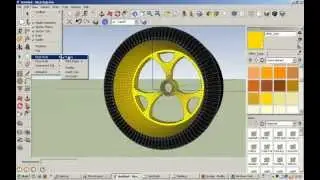 how to make car wheels google sketchup toturial 2