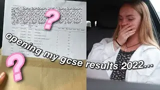 GCSE results 2022 *live reaction, open them with me*
