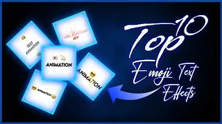 Trending emoji text animation presets | text animation xml file pack