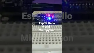 Hello World Esp32 Micropython 