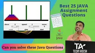 25 Best Java Assignment Questions | Core Java Assignment Questions | Test your skills in java