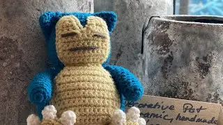 Snorlax amigurumi | @WorldOfAmigurumi