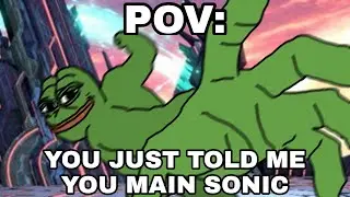 Sonic is a badly designed Smash character (SSBU)