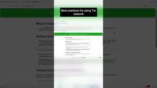 Best practices for using Tor network #TorNetwork #OnlinePrivacy #InternetSecurity