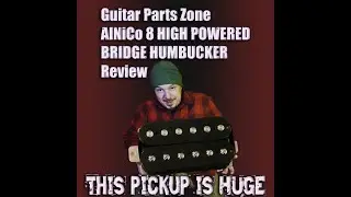 Guitar Parts Zone: AlNiCo 8 High Powered Bridge Humbucker Review