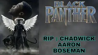 CHADWICK AARON BOSEMAN  [TRIBUTE TO CHADWICK AARON BOSEMAN] PICSART TUTORIAL