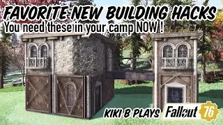 Stone Fireplace Extension Blueprint, Curved Balcony, and More! || CAMP Building Tutorial