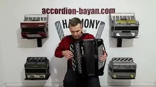 Russian Bayan Tula 302 Converter Free Bass Double Cassotto Button Accordion tuned by Musical Harmony