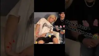 Felix looks like he is not in good condition😭🫳🐣 