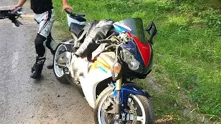 HONDA CBR 1000RR CRASH