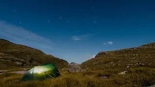 Wild camping, blood super moon eclipse weekend, Co. Donegal, Ireland