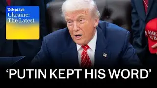 Russia's ‘most devastating’ strike of winter hits as Trump says Putin ‘kept his word’ over ceasefire