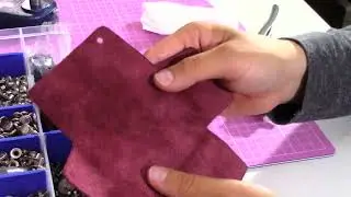 Idea fácil para reciclar cuero /tarjetero de piel/cuero reciclado parte 2