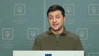 Зеленский обратился к Путину с предложением сесть за стол переговоров  25 февраля 2022