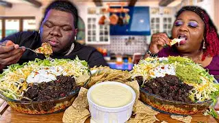 HOW I MADE DELICIOUS BEEF TACO BOWLS!!! | HASHTAG THE CANNONS | MUKBANG EATING SHOW