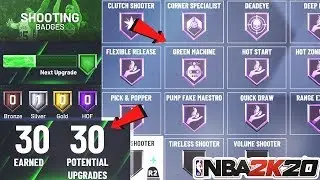 NBA 2k20 Best Badges TIER LIST **Shooter Edition