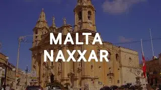 Malta Walk in Naxxar in Summer Heatwave  Naxxar Parish Church Nativity of Our Lady  2022