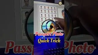 Photoshop Me Passport Size Photo Kaise Banaye | Photo Editing Trick