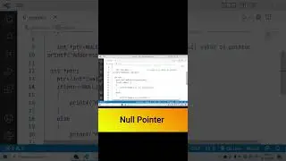 Null Pointer in C Shorts | sameercoding
