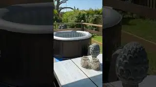 Jacuzzi is up — summertime is here☀️🙏 #summer #holidays #sun #home