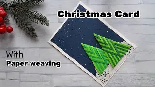 Christmas tree- Paper tree, Greeting card for Christmas