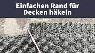 Deckenrand häkeln- Einfach und schlicht  #häkeln