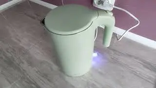 Тест закипания воды электрочайника DEXP DW1500