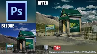 Worlds Highest ATM | Speed art | Photoshop | some tools | inhancing | remove distracting objects