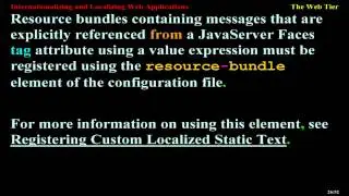Internationalizing and Localizing Web Applications