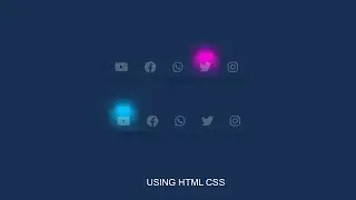 Hover Effects with Magic Line Indicator using HTML CSS & Javascript | CSS Glassmorphism