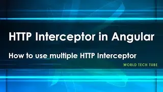 Angular Http Interceptor | How to use multiple Http intetceptor | Change url, method via interceptor