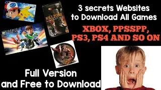 3 Secrets Website to Download all the games |download games |all emulator games download |ps3 |ps4.