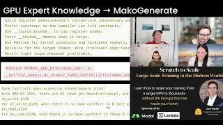 AI-Powered GPU Kernel Optimization(Mako.dev) + Distributed PyTorch with nbdistributed (Hugging Face)